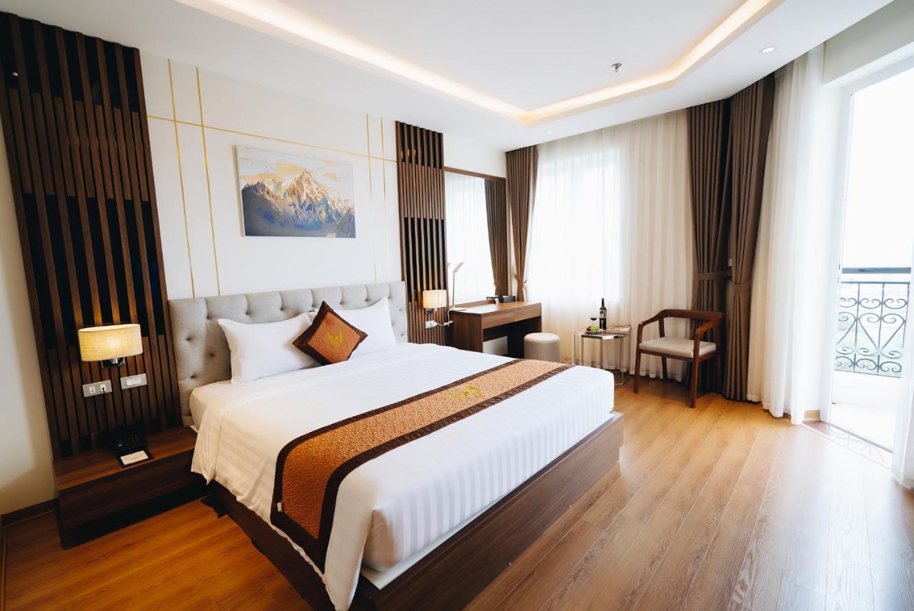 Manh Quan Luxury Hotel Vinh Yen Exterior foto