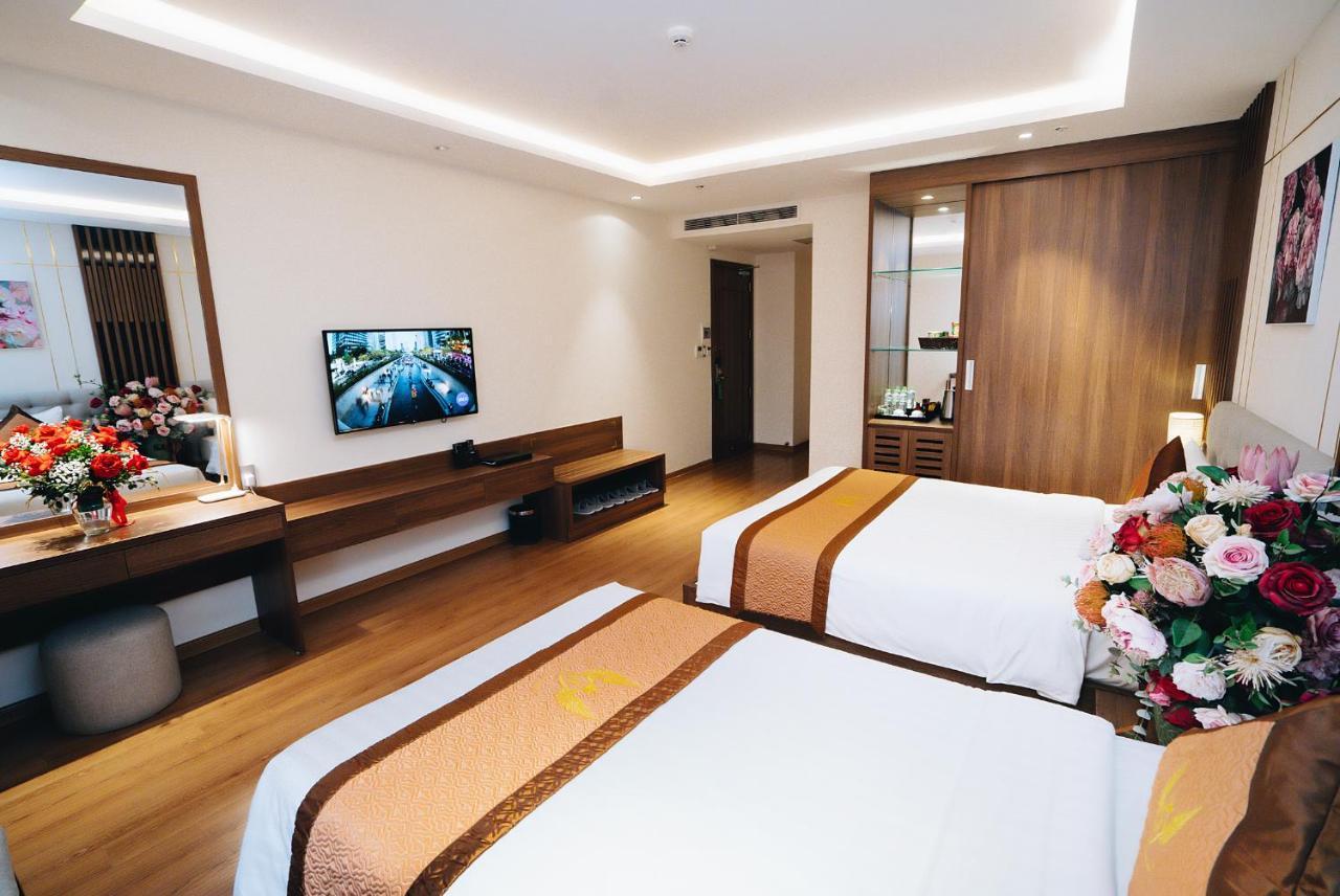 Manh Quan Luxury Hotel Vinh Yen Exterior foto