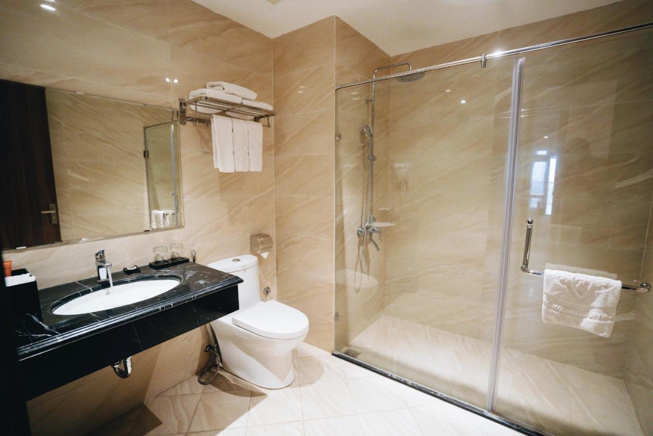 Manh Quan Luxury Hotel Vinh Yen Exterior foto