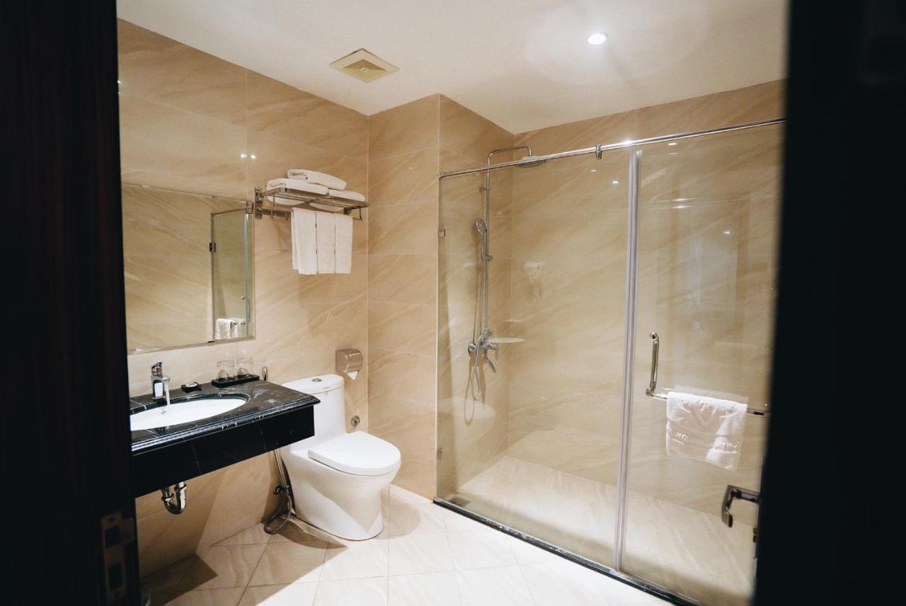 Manh Quan Luxury Hotel Vinh Yen Exterior foto