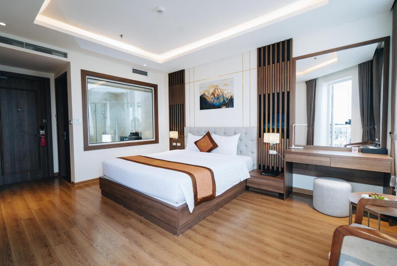 Manh Quan Luxury Hotel Vinh Yen Exterior foto