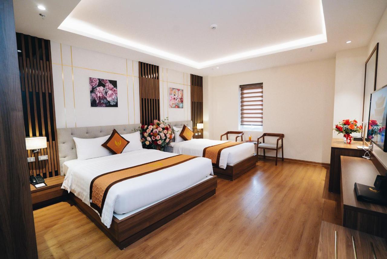 Manh Quan Luxury Hotel Vinh Yen Exterior foto