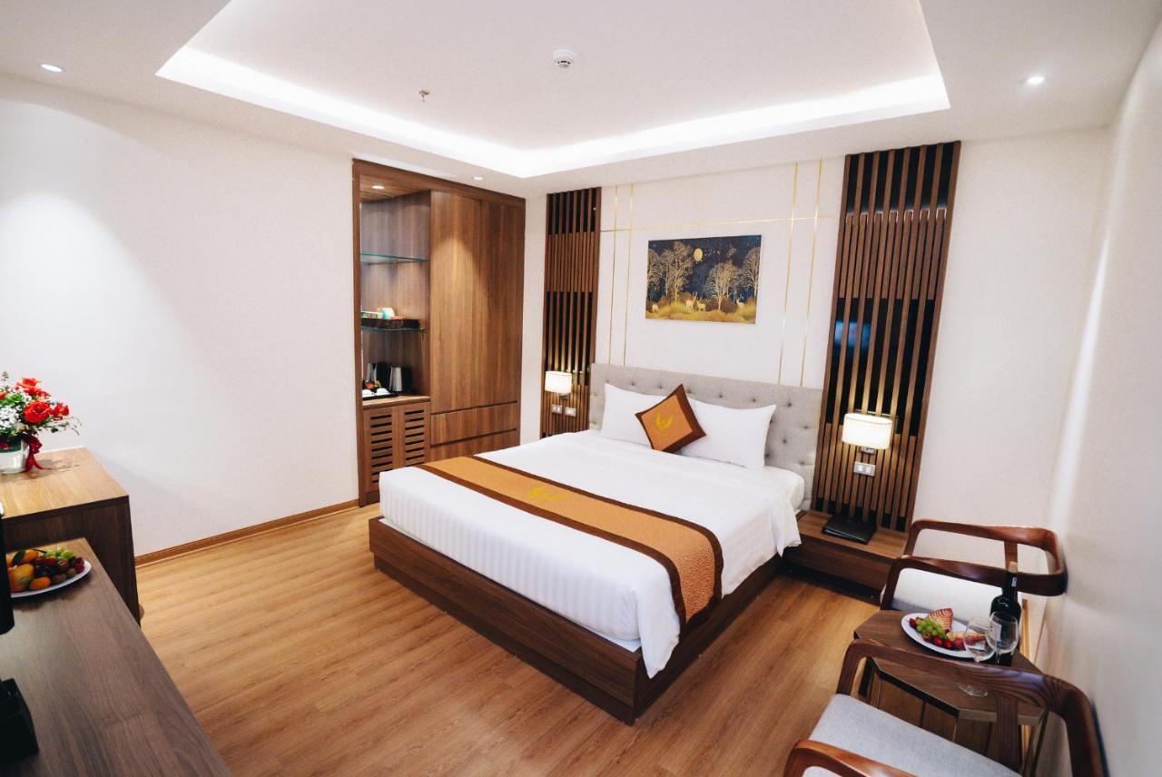 Manh Quan Luxury Hotel Vinh Yen Exterior foto