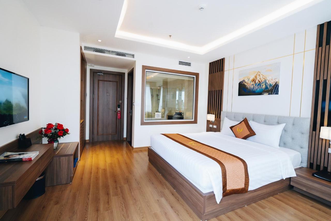 Manh Quan Luxury Hotel Vinh Yen Exterior foto
