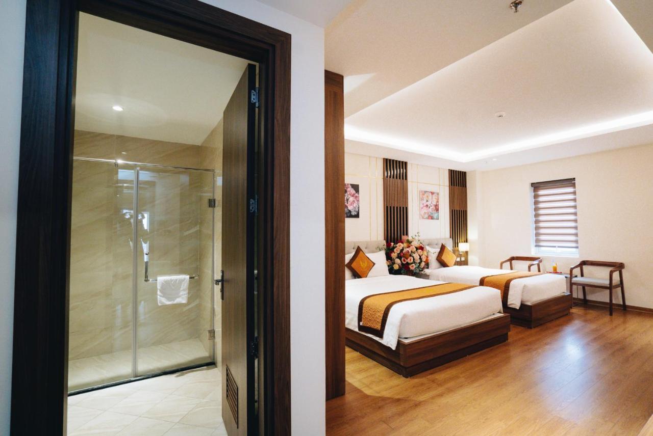 Manh Quan Luxury Hotel Vinh Yen Exterior foto