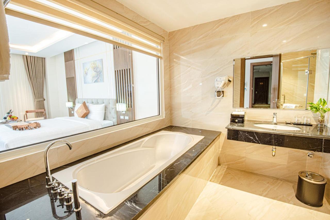Manh Quan Luxury Hotel Vinh Yen Exterior foto